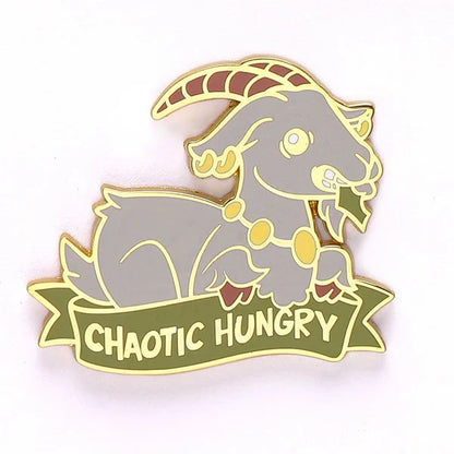 Alternative Alignments Enamel Pin - Chaotic Hungry Goat