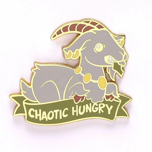 Alternative Alignments Enamel Pin - Chaotic Hungry Goat