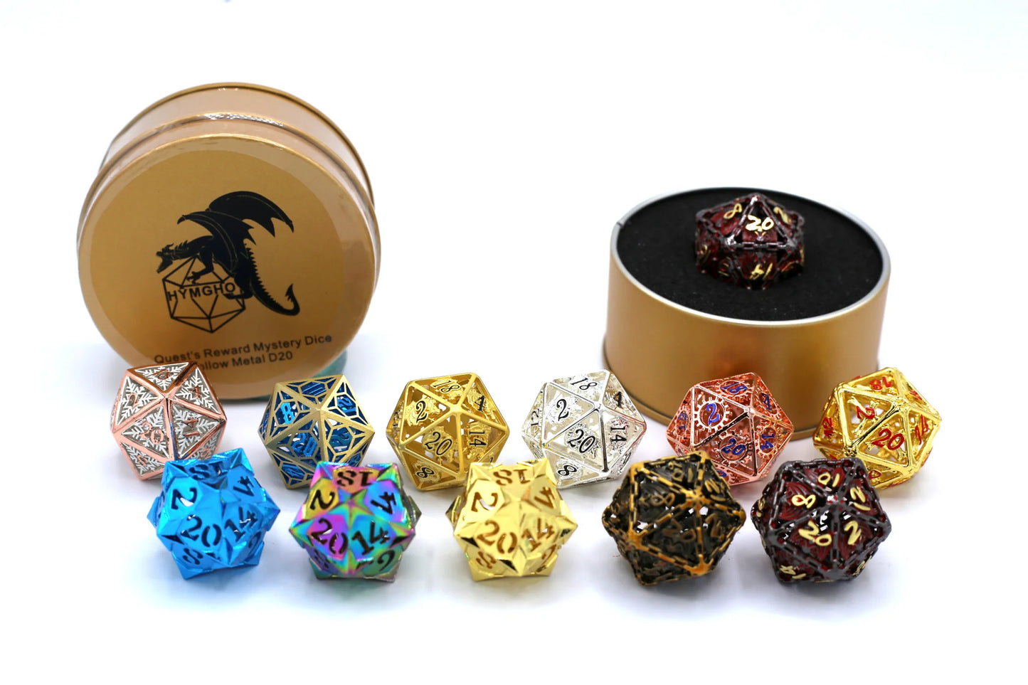 Mystery Hollow Metal D20