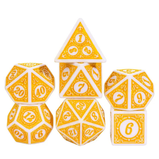 Motif RPG Dice Set - Rising Sun, Resin