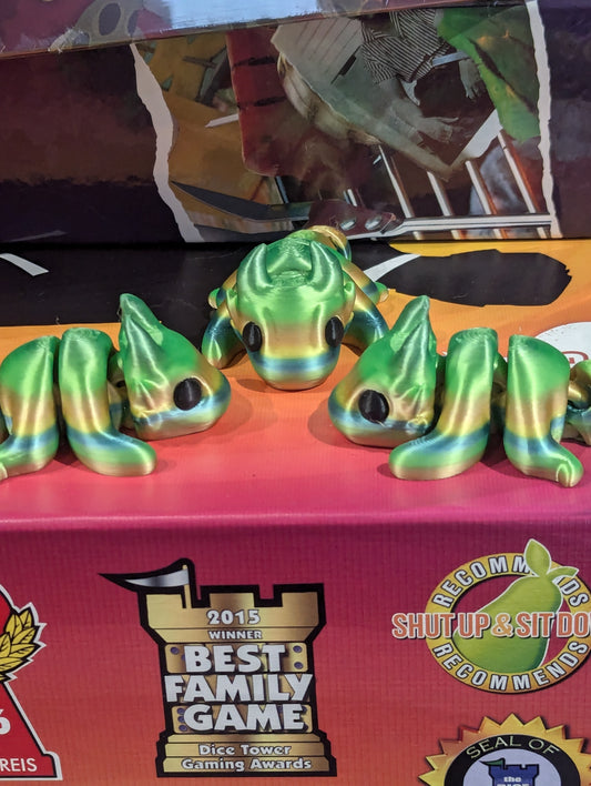 3D Mini Bearded Dragon - Green