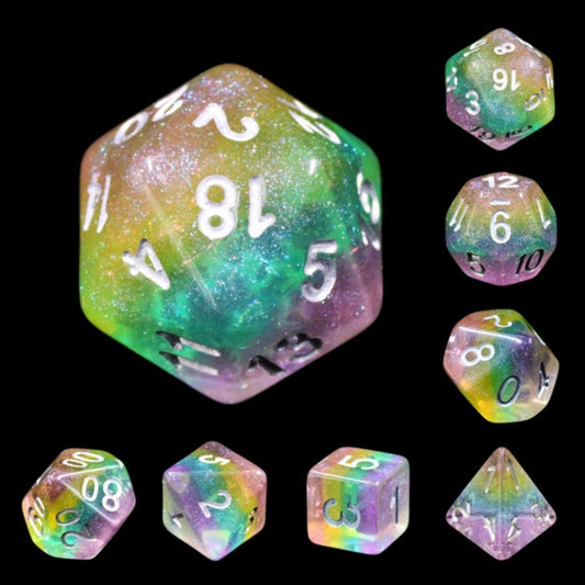 Fairy Dust Dice Set - Resin