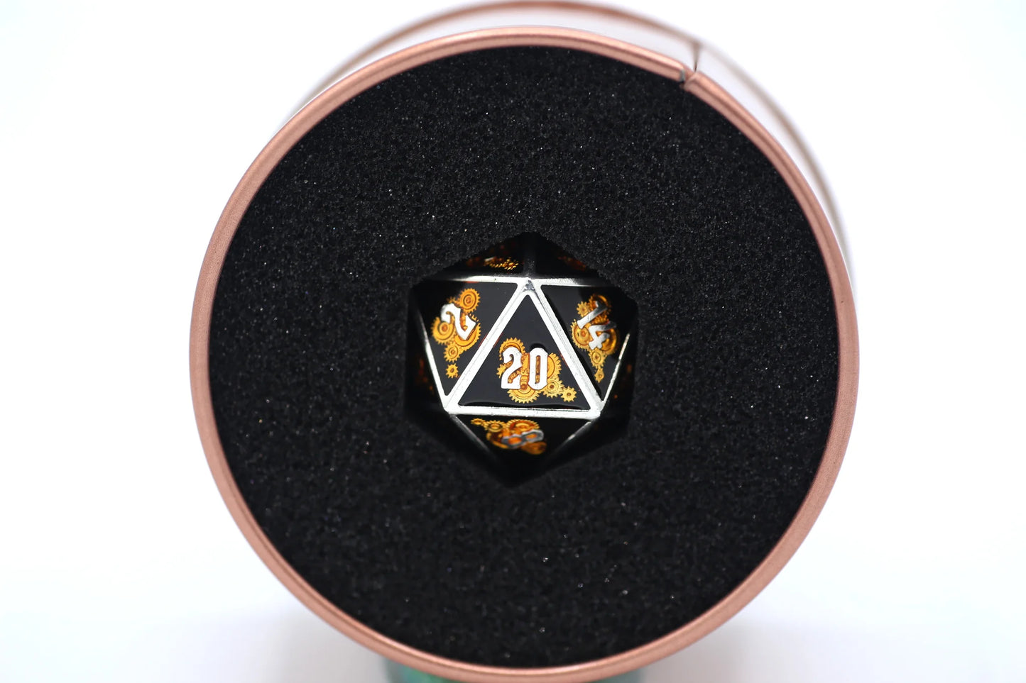 Metal Gear d20 Dice - Gold and Black