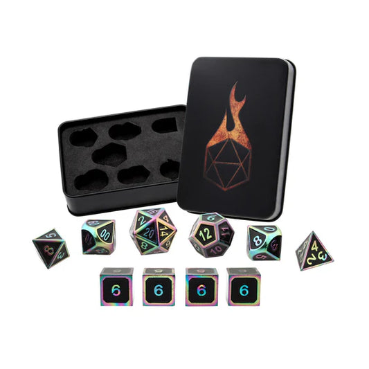 Spectrum Guardian Solid Metal Dice Set