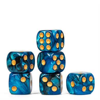 12 Piece D6s - Thunderstorm