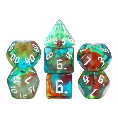 Wind Elves Dice Set - Resin