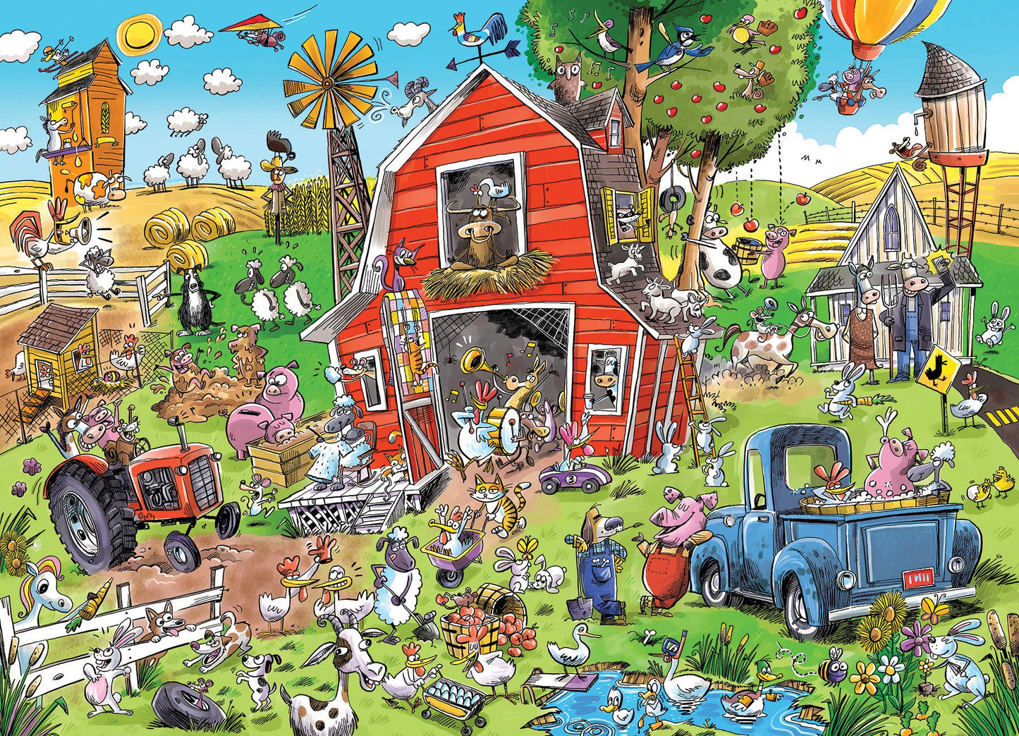 DoodleTown: Farmyard Folly 1000pc puzzle