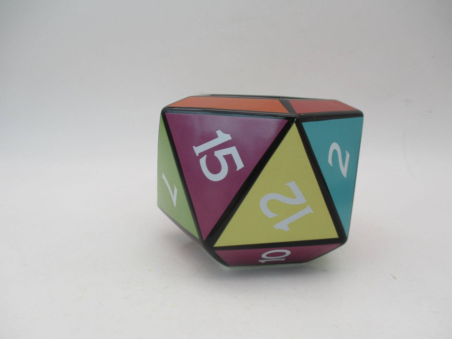Dungeons & Dragons D20 Die Ceramic 3D Sculpted Mug