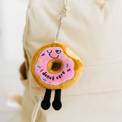 Punchkins - "I Donut Care" Plush Donut Bag Charm