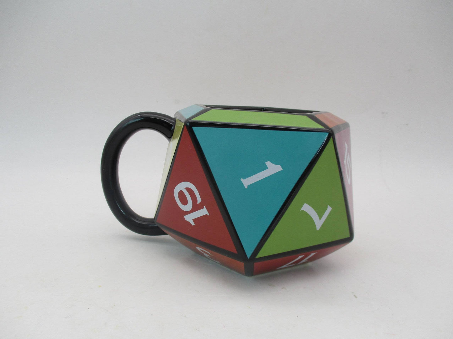 Dungeons & Dragons D20 Die Ceramic 3D Sculpted Mug