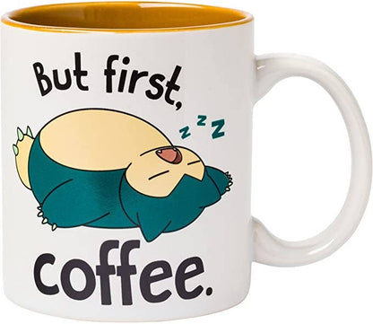 Pokémon Snorlax I Need Coffee 20oz Ceramic Mug