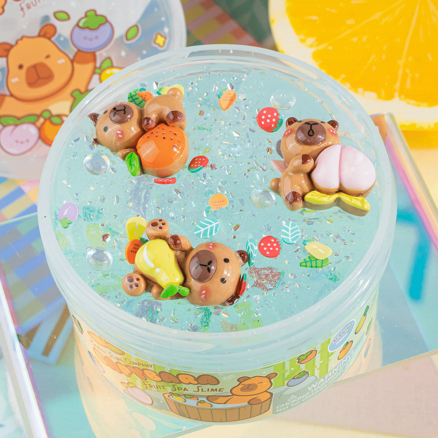 Capybara Fruit Spa Signature Dome™ Slime