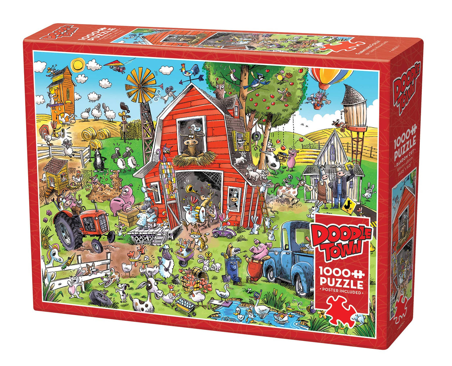 DoodleTown: Farmyard Folly 1000pc puzzle