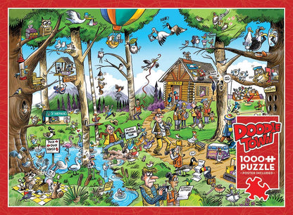DoodleTown: Birdwatcher's Paradise 1000pc puzzle