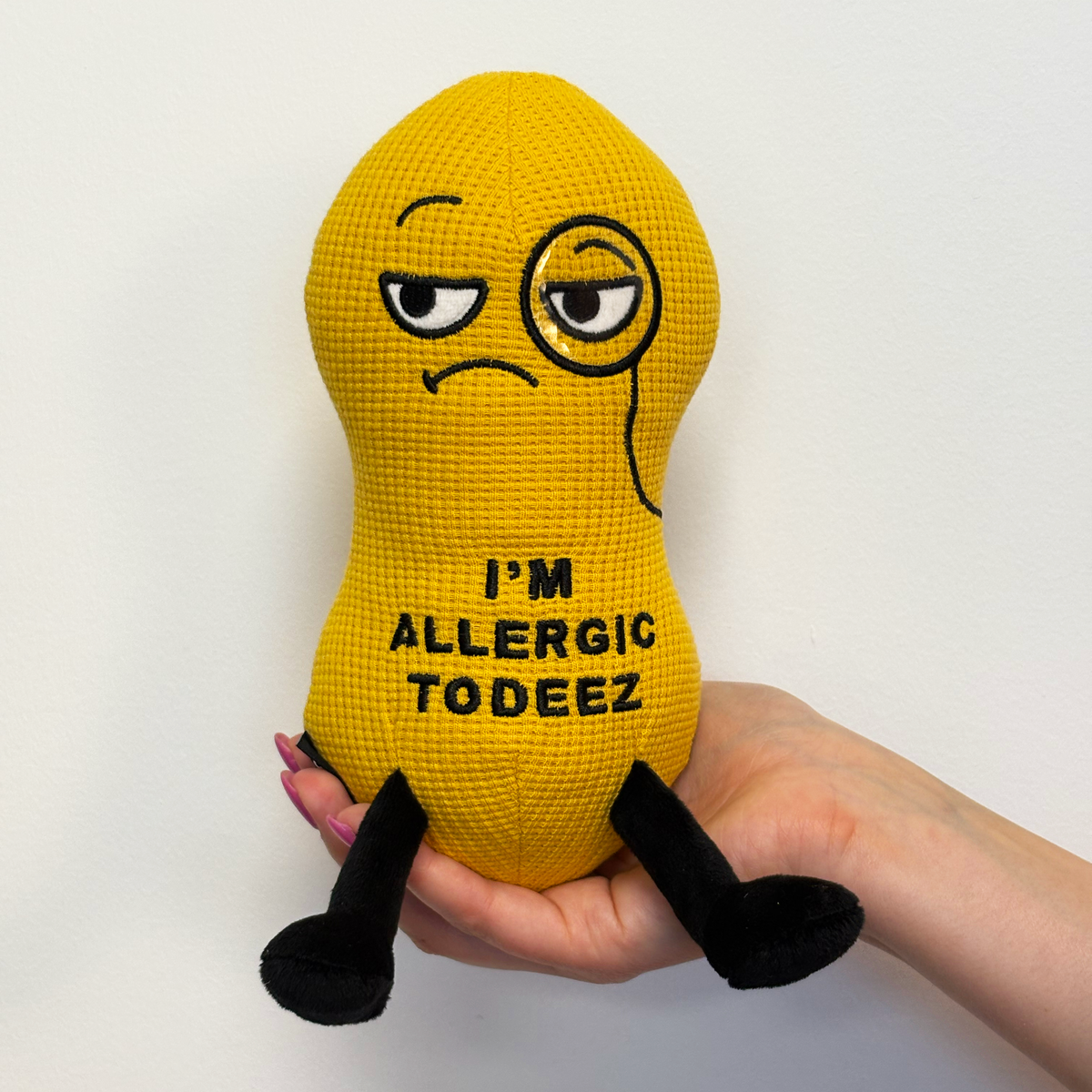 Punchkins - "I’m Allergic to Deez Nutz" Peanut Plush