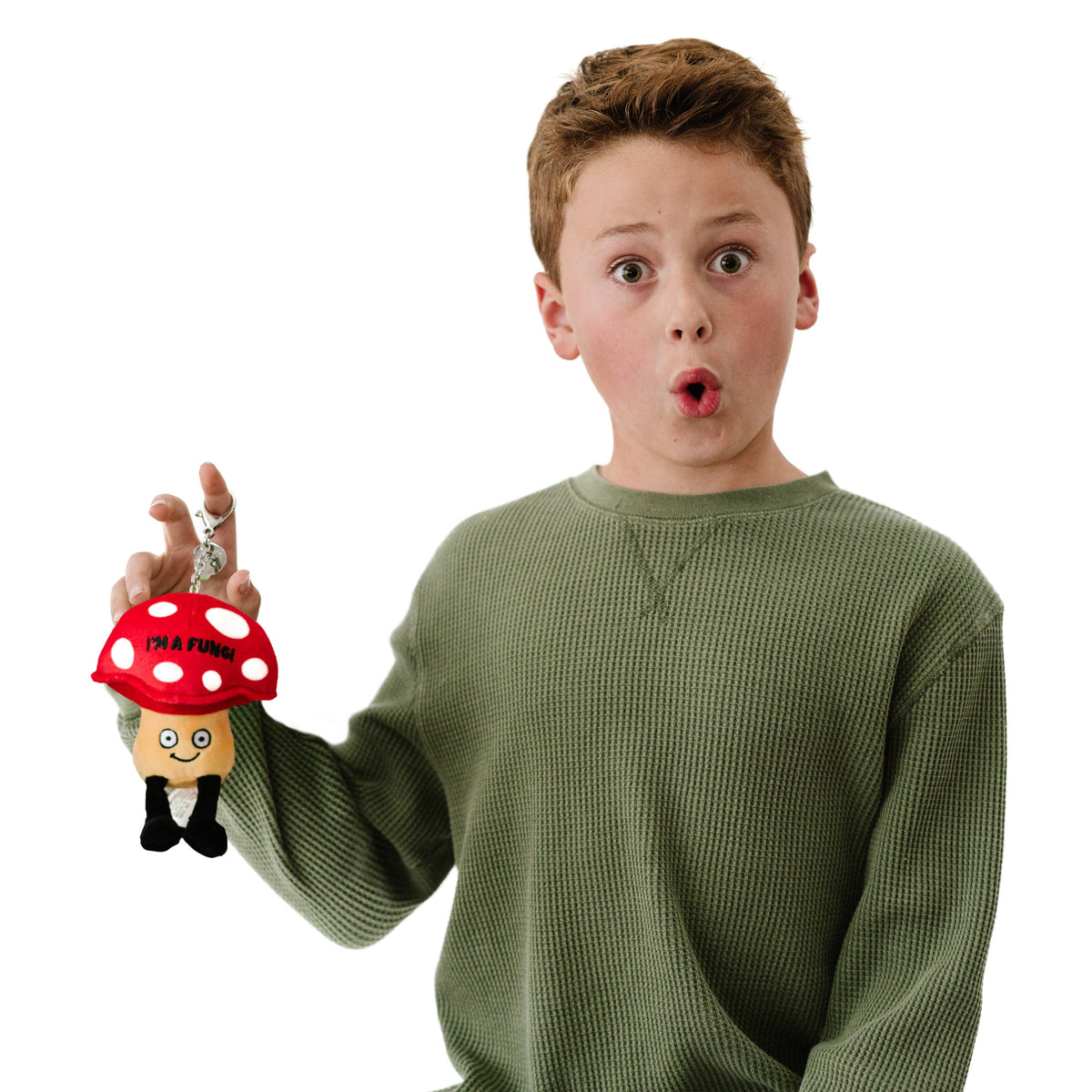 Punchkins - "I'm A Fungi" Mushroom Bag Charm