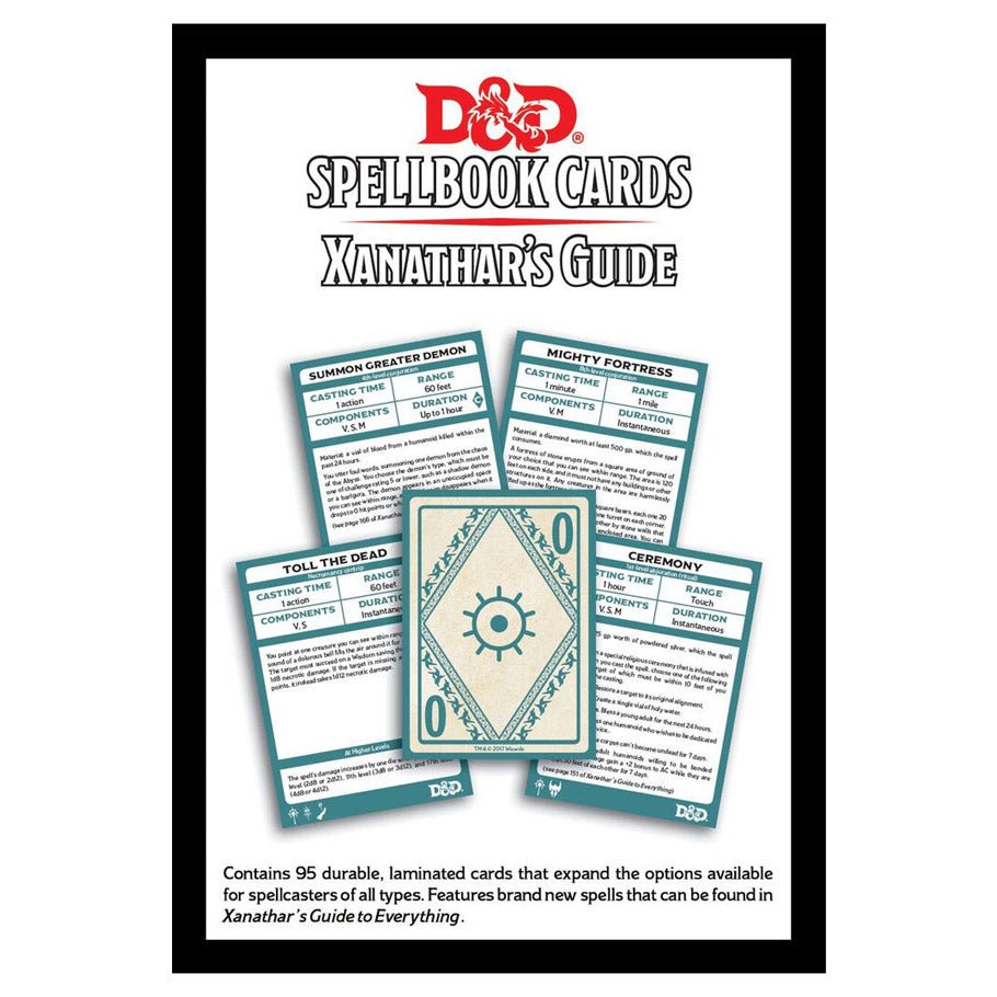 Xanathar's Guide to Everything Spellbook Cards(D&D 5e) - Library Reservation