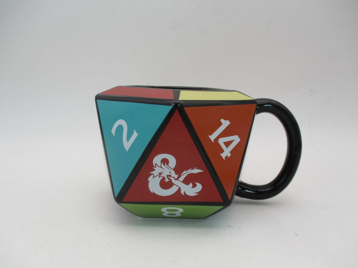 Dungeons & Dragons D20 Die Ceramic 3D Sculpted Mug