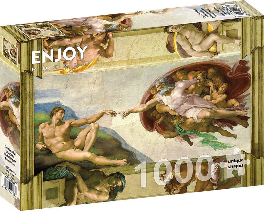 Michelangelo: The Creation of Adam 1000pc Enjoy Puzzle