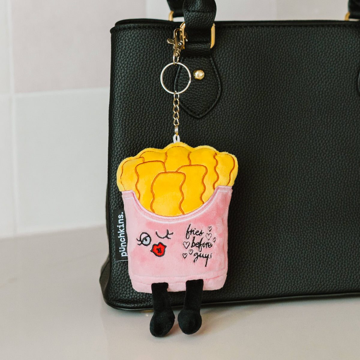 Punchkins - "Fries Before Guys" Plush Fries Bag Charm