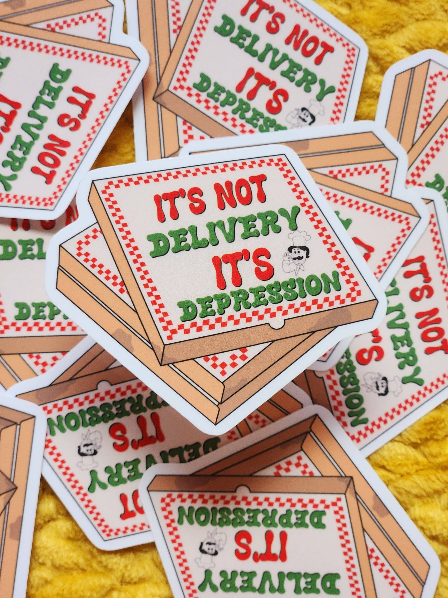 It's not delivery it's depression: Glitter accents