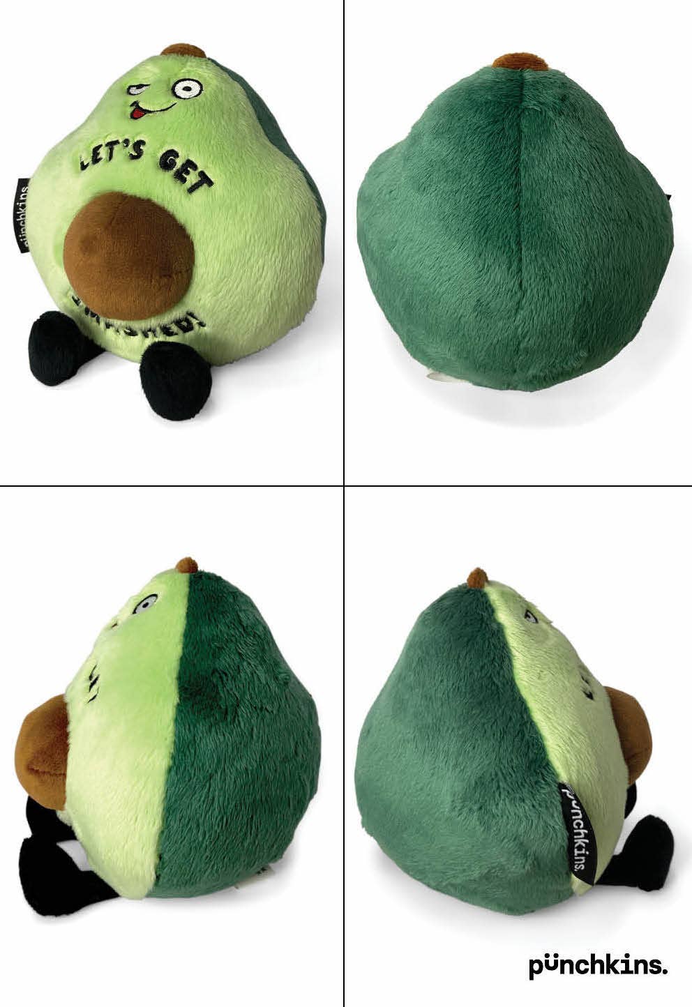 Punchkins - "Let's Get Smashed" Plush Avocado