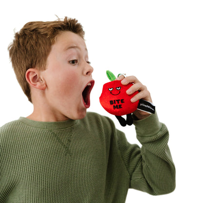 Punchkins - "Bite Me" Apple Plush Bag Charm