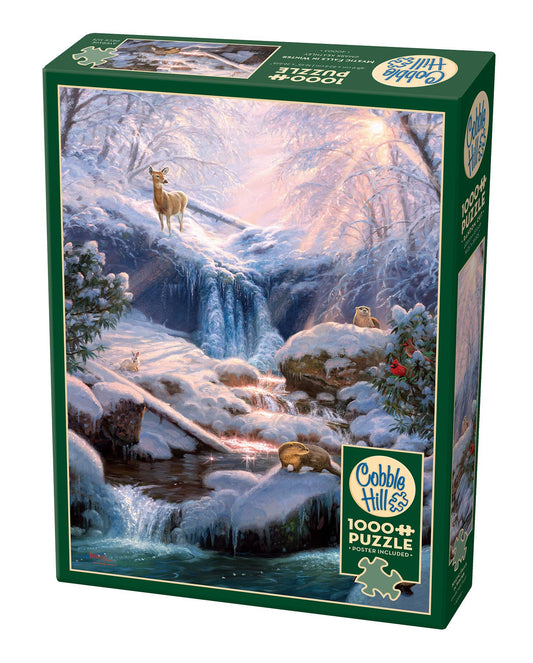 Mystic Falls in Winter 1000pc puzzle