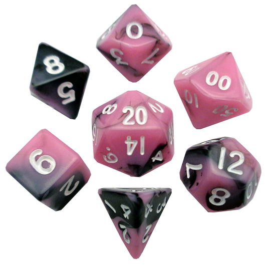 Mini 10mm die set - Pink & Black Resin