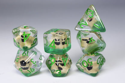 Haunted Tree Dice Set - Resin Inclusion