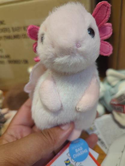 Axolotl plush toy bag charm