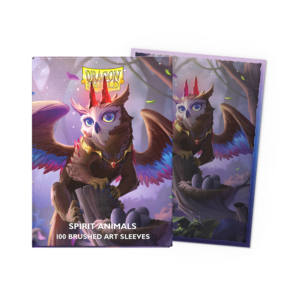 Dragon Shield Card Sleeves 100ct Brushed Art Dragowlis