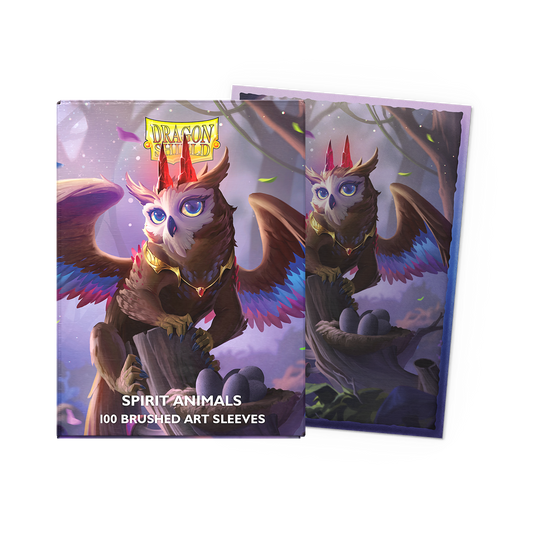 Dragon Shield Card Sleeves 100ct Brushed Art Dragowlis