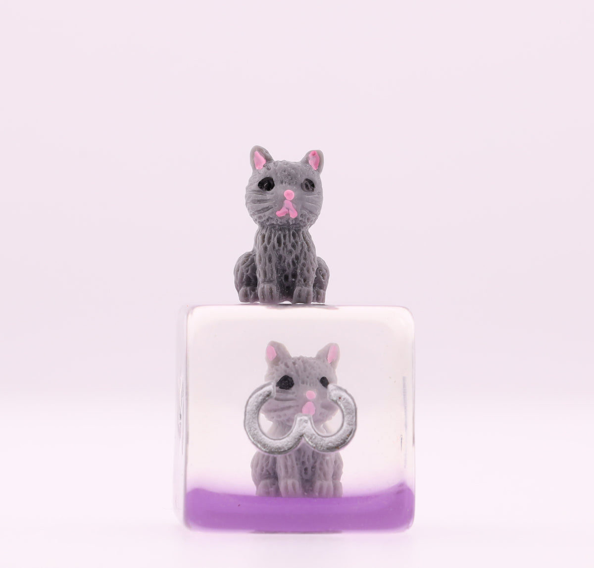 Cozy Cat Dice Set - Resin Inclusion