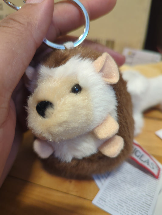 Spunky headgehog plush toy bag charm