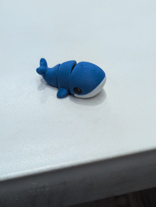 3D Mini Blue Whale