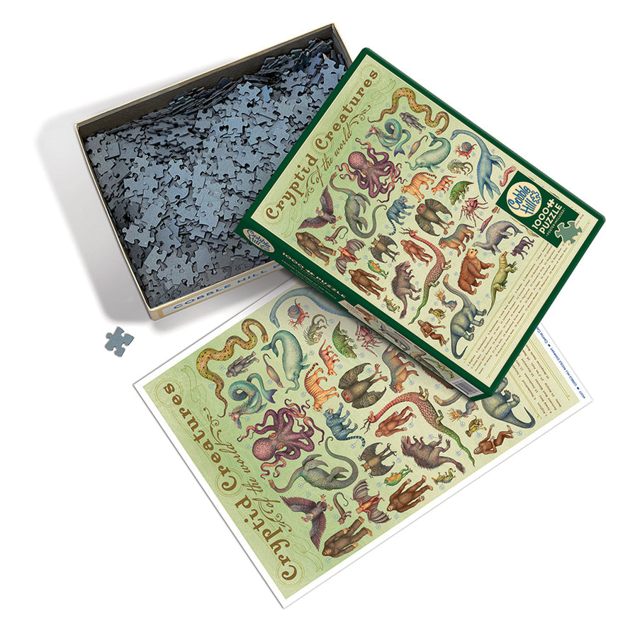 Cryptid Creatures of the World 1000pc puzzle