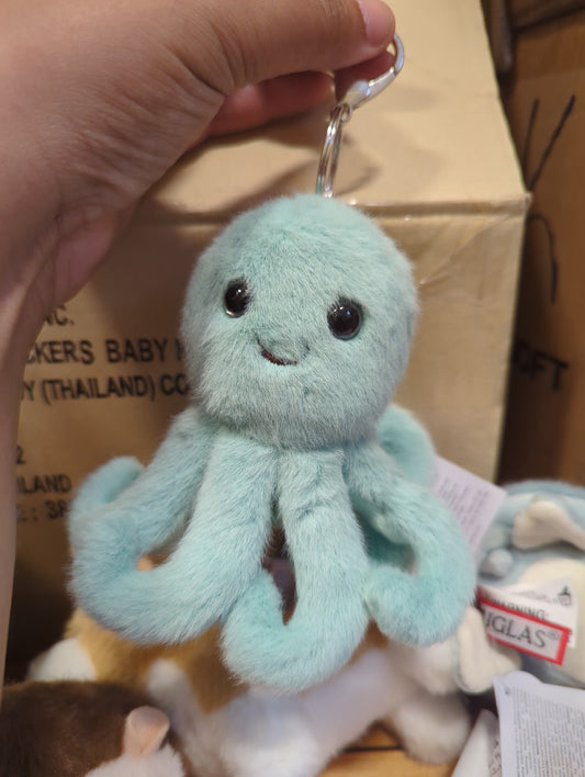 Octopus bag charm