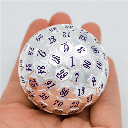 45mm Metal D100 - Platinum with Purple