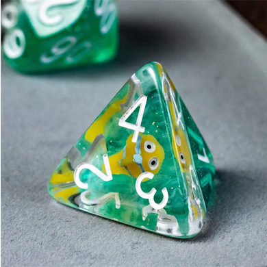 Fish Bowl Dice Set - Resin Inclusion