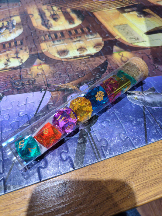 Captured Magic The Bouquet - Luster Cut Resin Dice Set