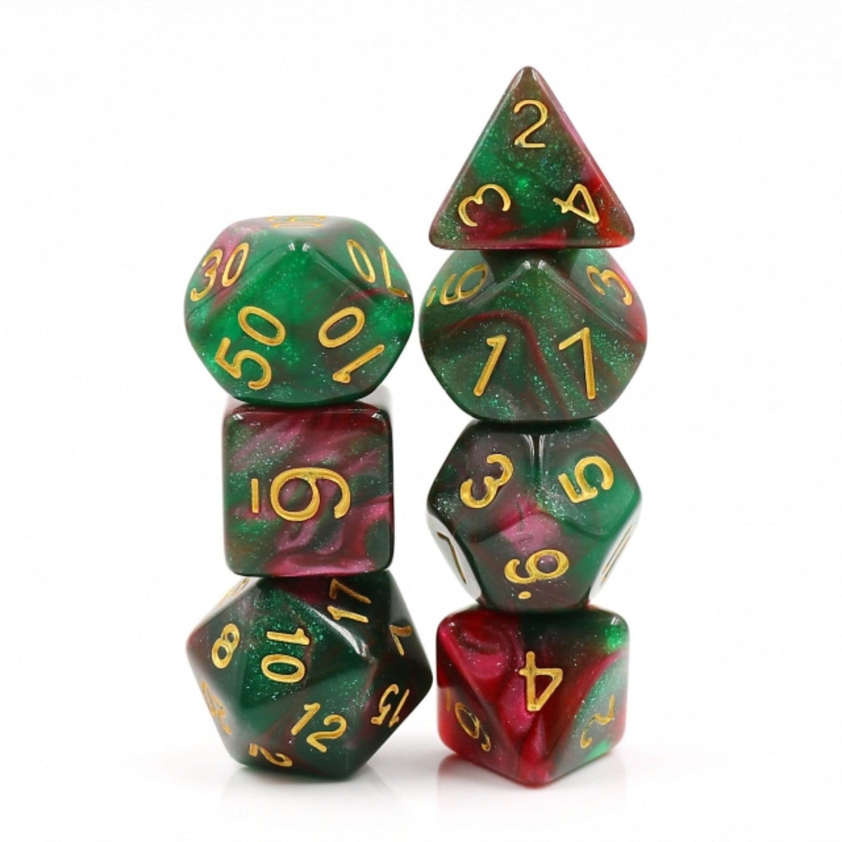 Rose Way RPG Dice Set - Resin