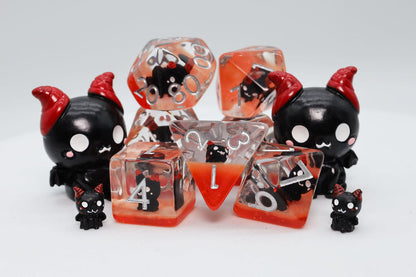 Baby Fiend Dice Set - Resin Inclusion