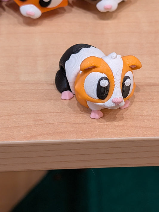 3d Guinea Pig Orange