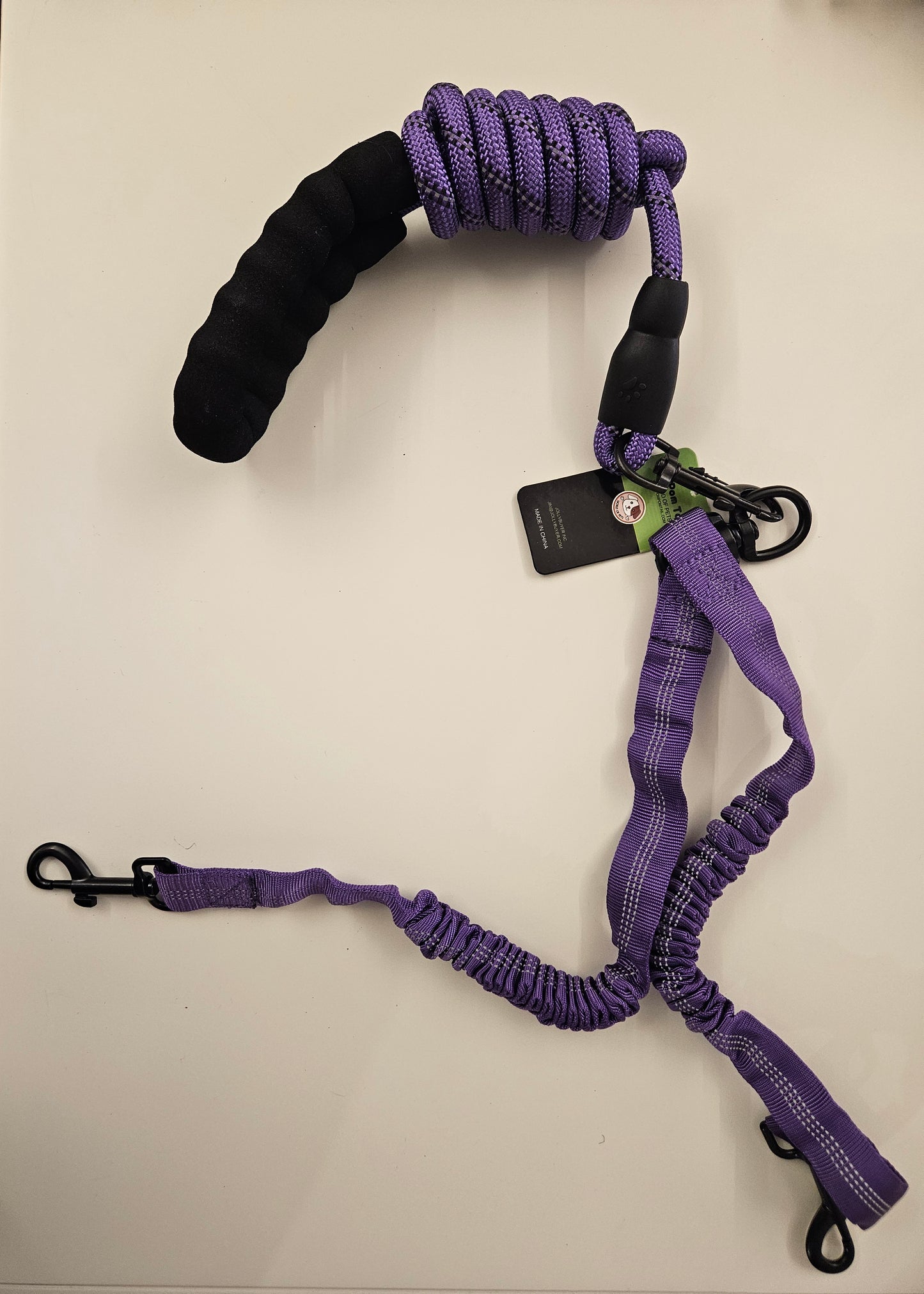 Reflective Night Safety Double Dog Leash