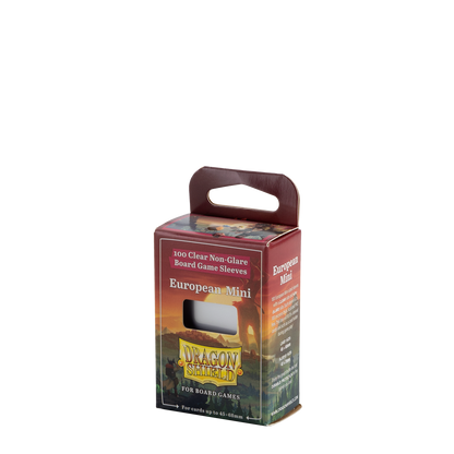 Dragon Shield Card Sleeves European Mini - Clear/Non-Glare