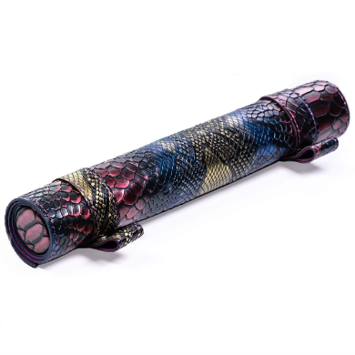 Dragon Scale Leather Foldable Dice Mat