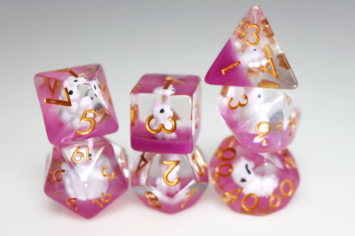 Perfect Persian Dice Set - Resin Inclusion