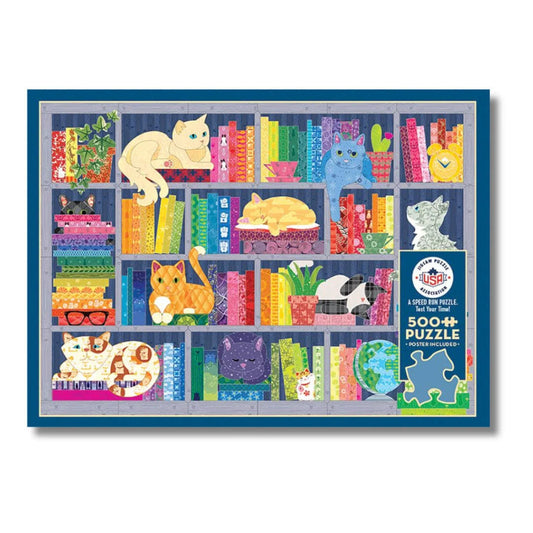 Rainbow Cats 500pc puzzle