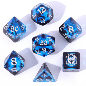 Wyrmforged Rollers - Dragon's Eye Blue - Rounded Resin
